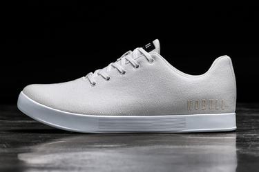 Nobull Canvas Men's Trainers White | Australia (MV1280)